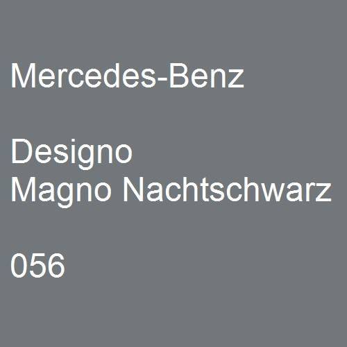 Mercedes-Benz, Designo Magno Nachtschwarz, 056.